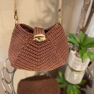 Beautiful brown handmade purse 🤎